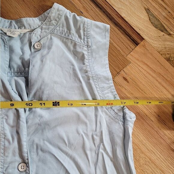 CASLON Pop Over Light-wash Chambray Shirtdress - Picture 5 of 10